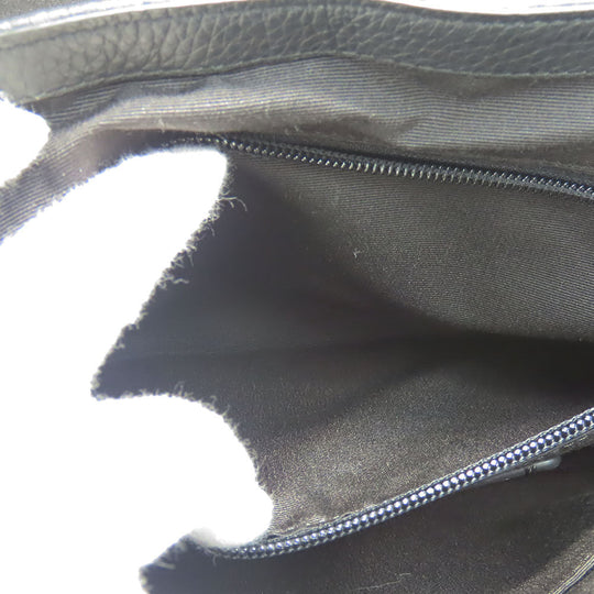 COACH Shoulder Bag C6583 Canvas, Leather black mens Used Authentic