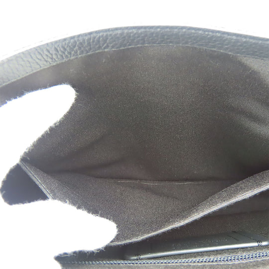 COACH Shoulder Bag C6583 Canvas, Leather black mens Used Authentic