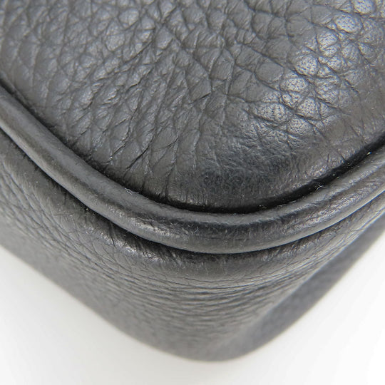 COACH Shoulder Bag C6583 Canvas, Leather black mens Used Authentic