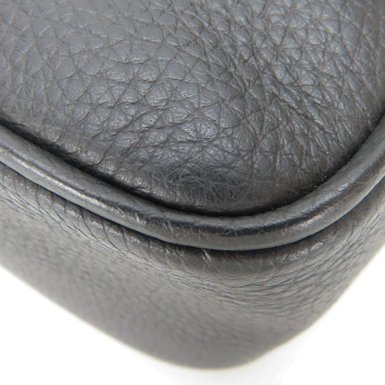 COACH Shoulder Bag C6583 Canvas, Leather black mens Used Authentic