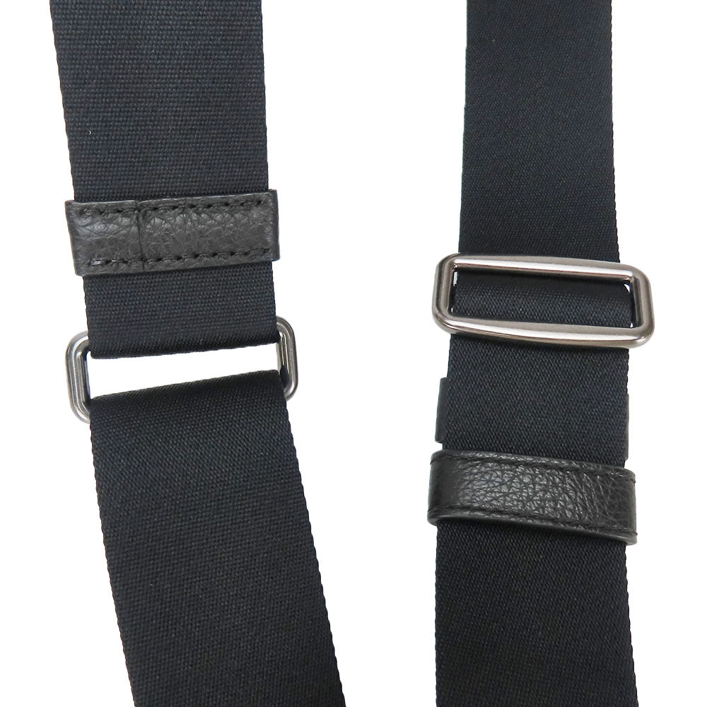 COACH Shoulder Bag C6583 Canvas, Leather black mens Used Authentic