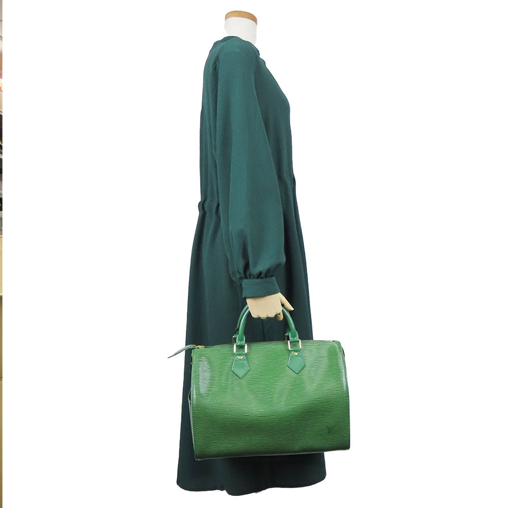 LOUIS VUITTON Handbag M43004 Epi Leather green Speedy 30 Women Used Authentic