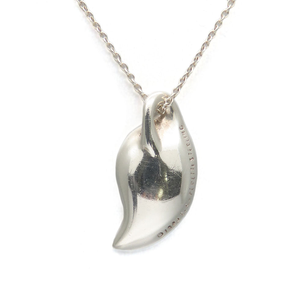 TIFFANY&Co. Necklace Silver925 Silver Leaf motif Women Used Authentic
