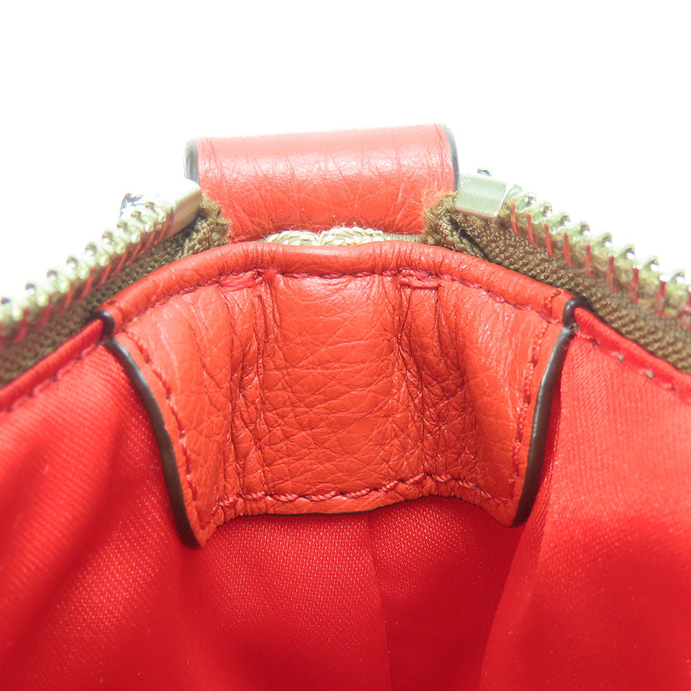 COACH Shoulder Bag F24028 Canvas, Leather Brown Women Used Authentic