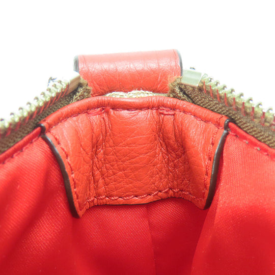 COACH Shoulder Bag F24028 Canvas, Leather Brown Women Used Authentic