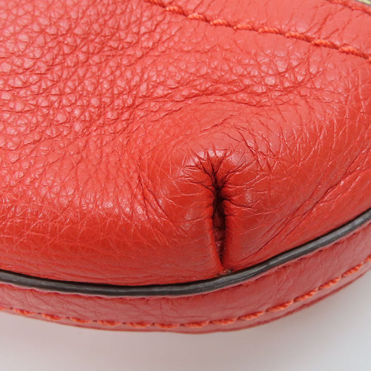 COACH Shoulder Bag F24028 Canvas, Leather Brown Women Used Authentic