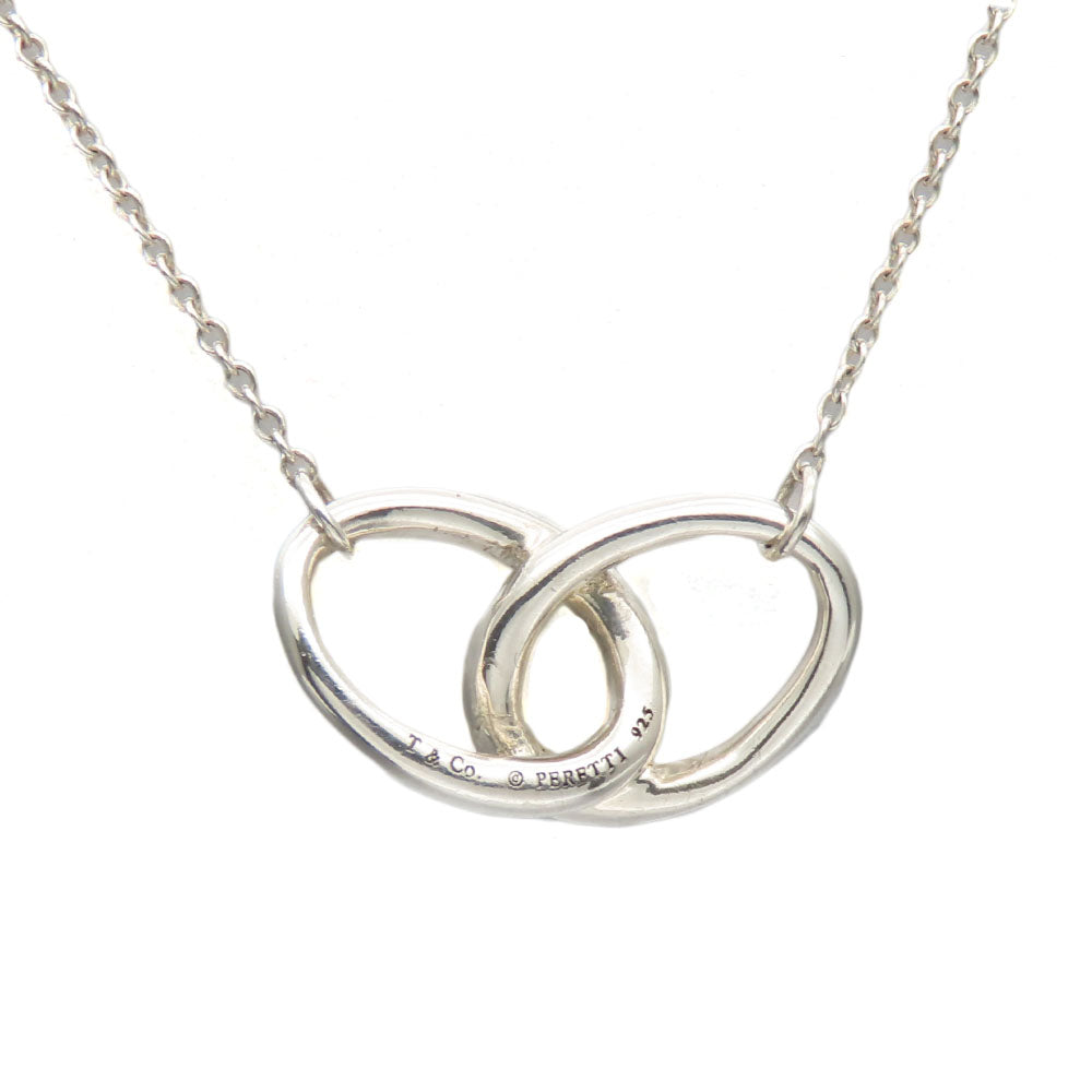 TIFFANY&Co. Necklace Silver925 Silver Double loop Women Used Authentic