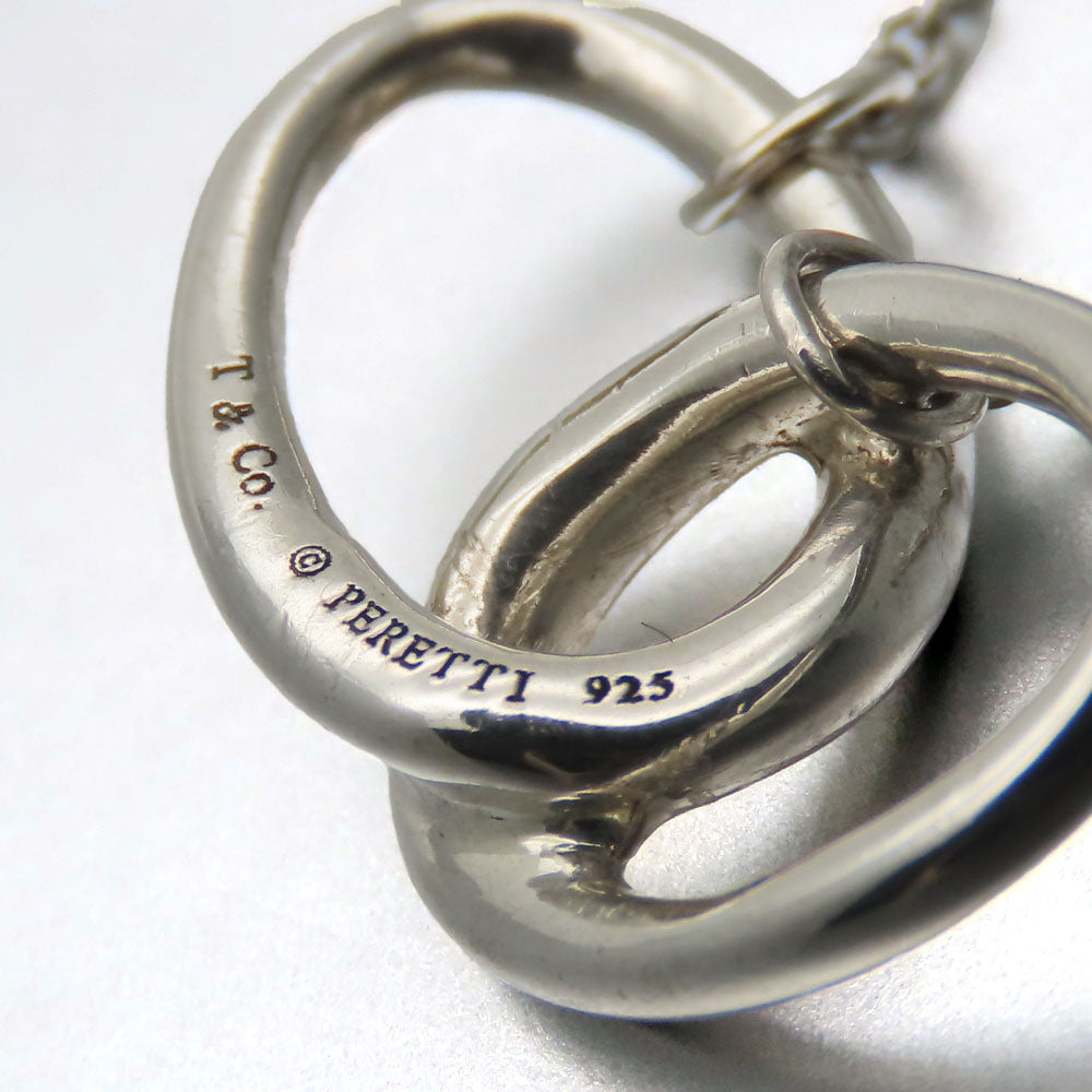 TIFFANY&Co. Necklace Silver925 Silver Double loop Women Used Authentic