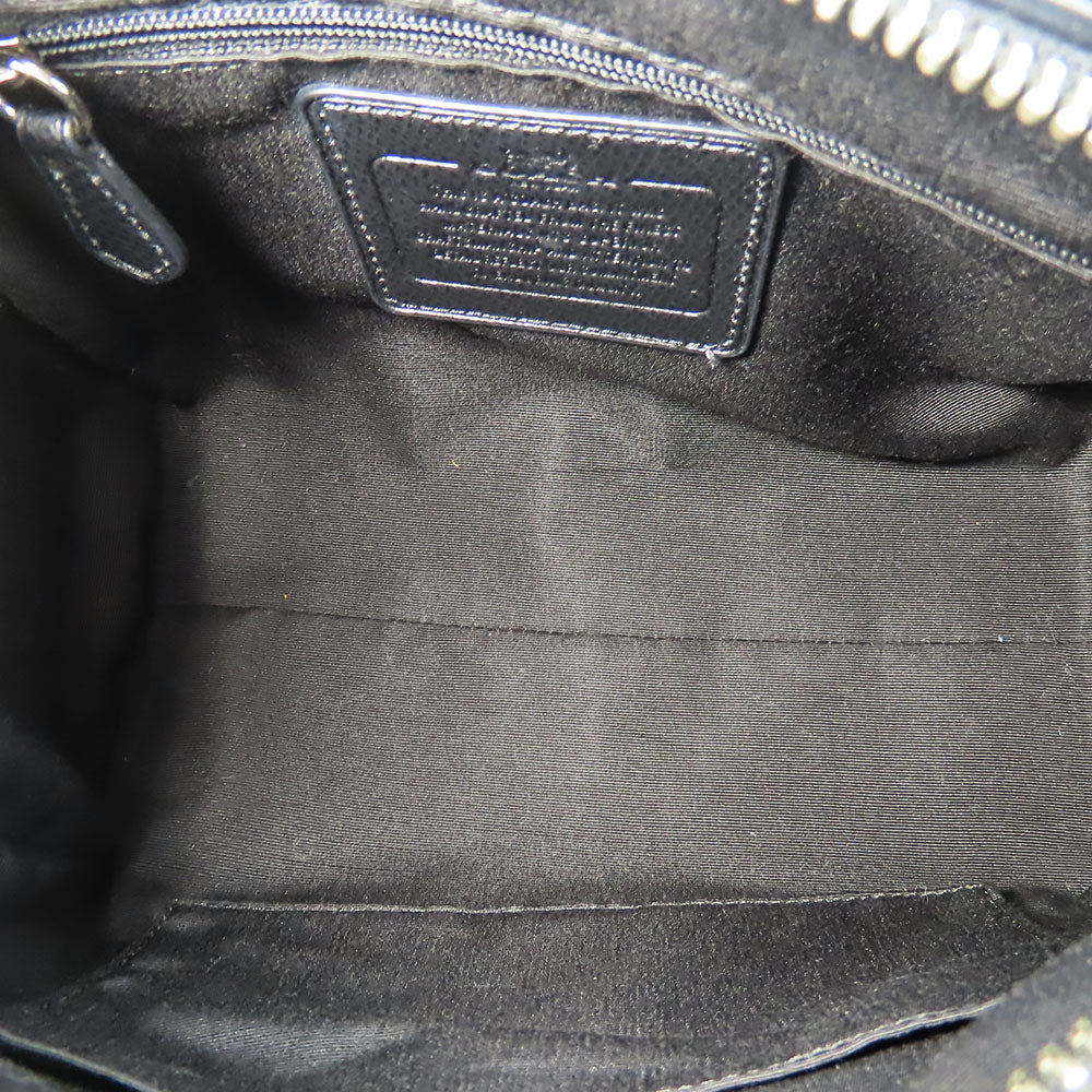 COACH Handbag F55464 Leather, PVC purple Women Used Authentic