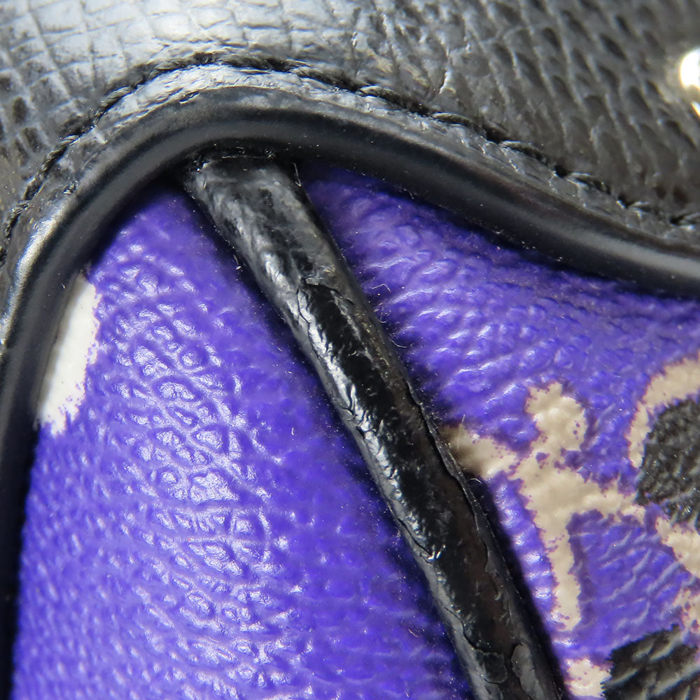 COACH Handbag F55464 Leather, PVC purple Women Used Authentic