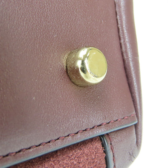 COACH Tote Bag 38369 leather wine-red Women Used Authentic