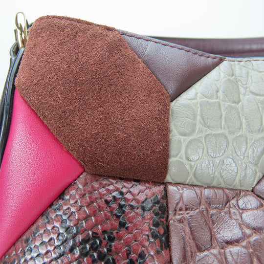 COACH Tote Bag 38369 leather wine-red Women Used Authentic