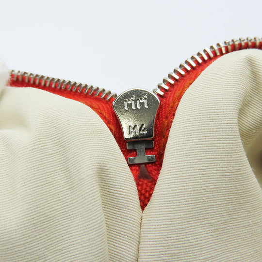 HERMES Pouch Cotton canvas Orange Bored