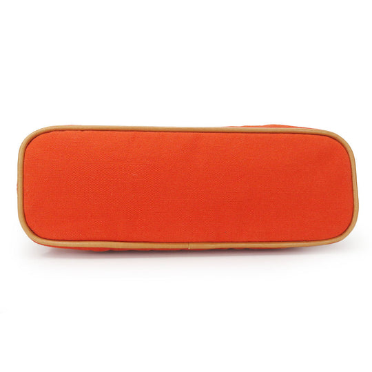 HERMES Pouch Cotton canvas Orange Bored