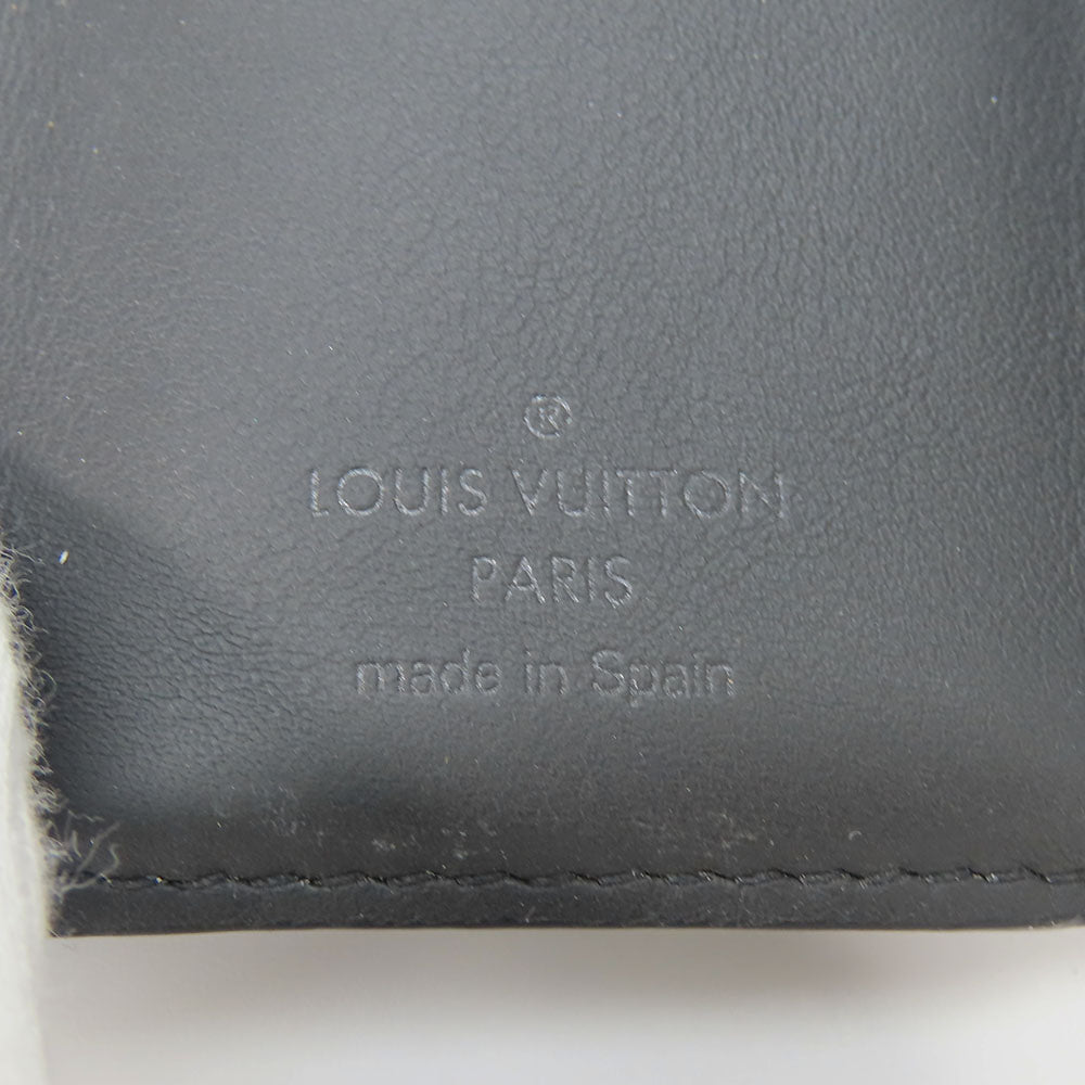LOUIS VUITTON Tri-fold wallet M45417 Monogram Eclipse black Compact wallet Discovery mens Used Authentic