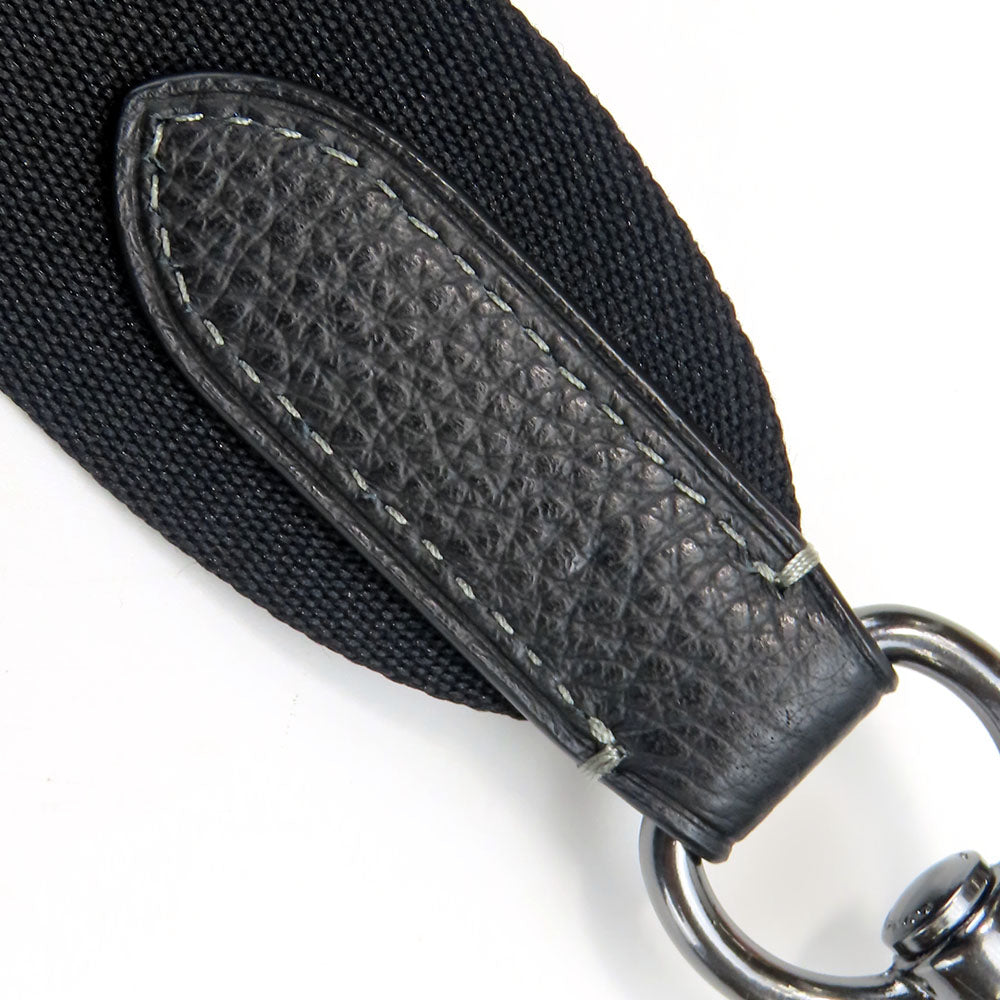 COACH Shoulder Bag CC009 PVC, Leather black mens Used Authentic