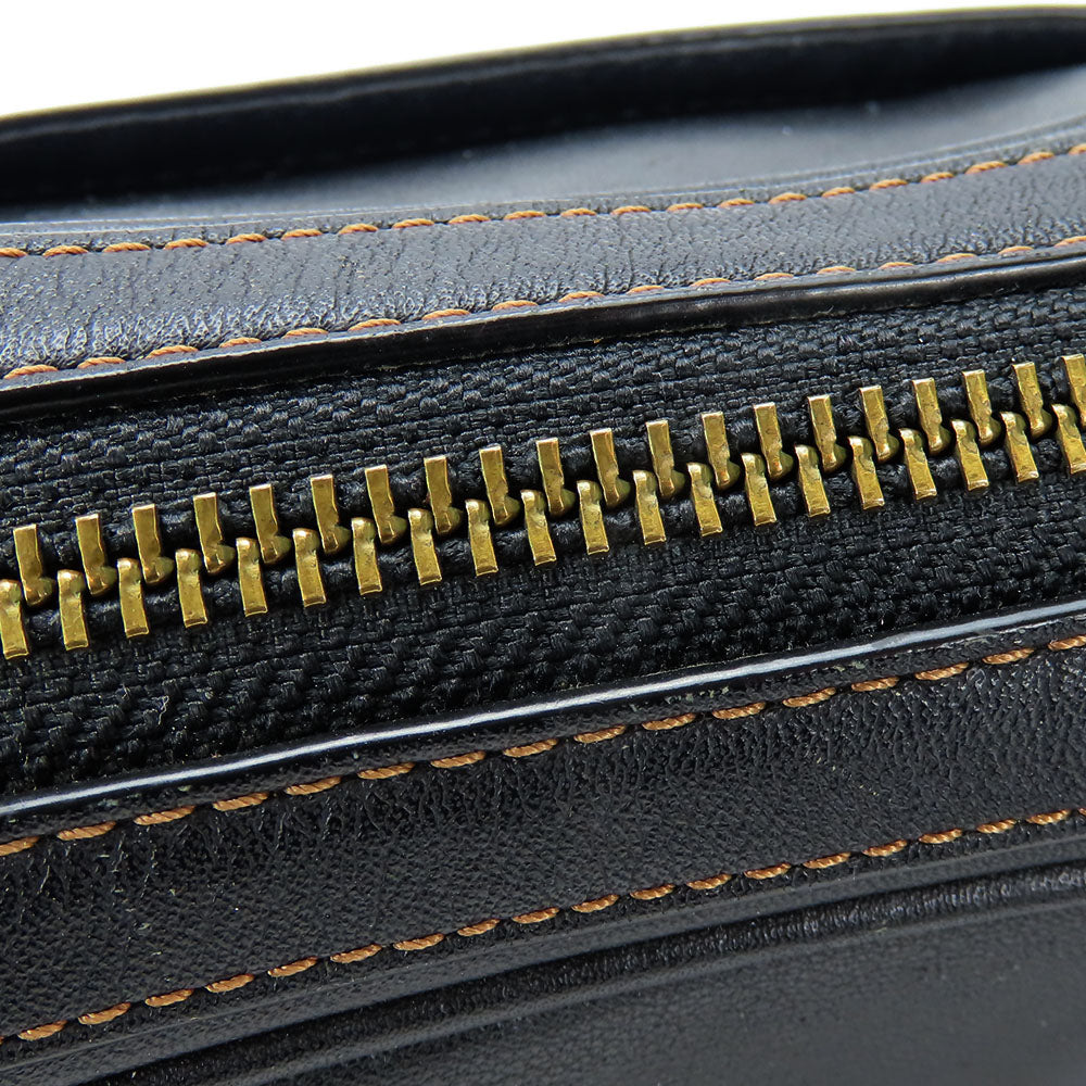 COACH Shoulder Bag F39946 leather black Graham unisex(Unisex) Used Authentic