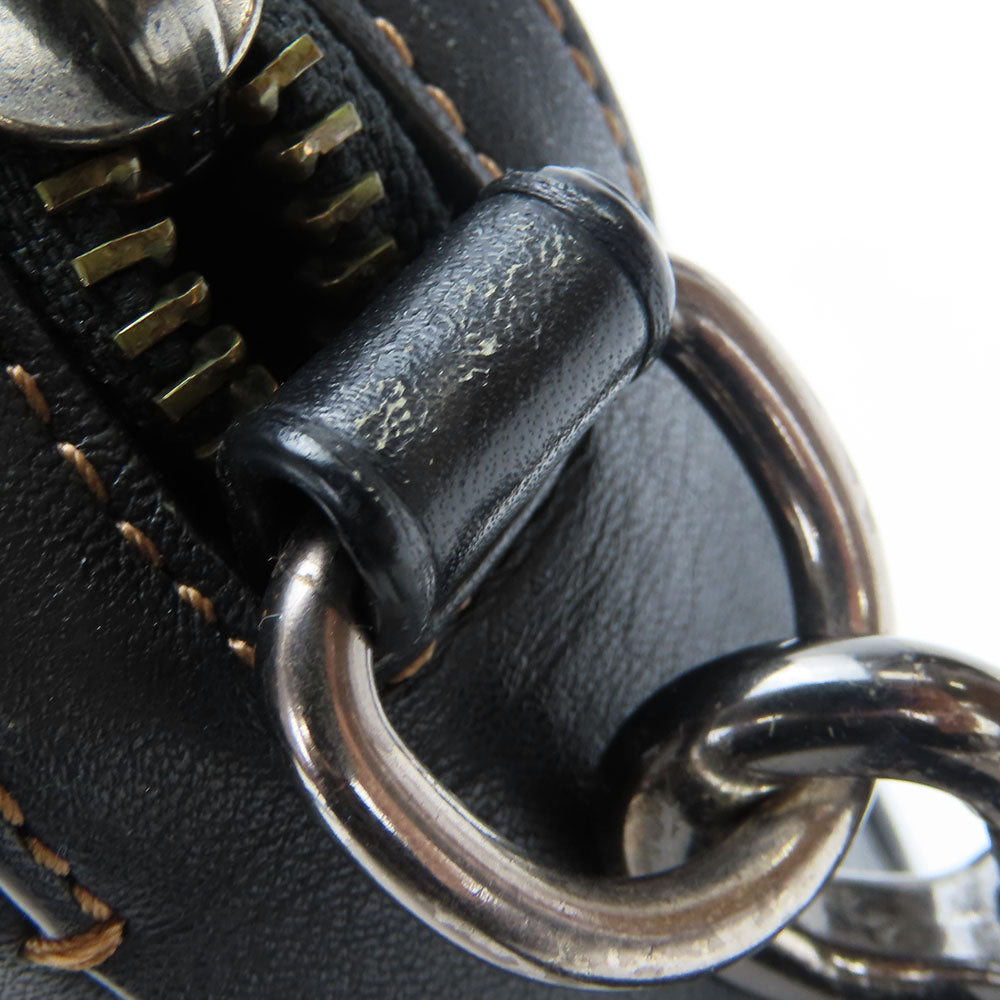 COACH Shoulder Bag F39946 leather black Graham unisex(Unisex) Used Authentic