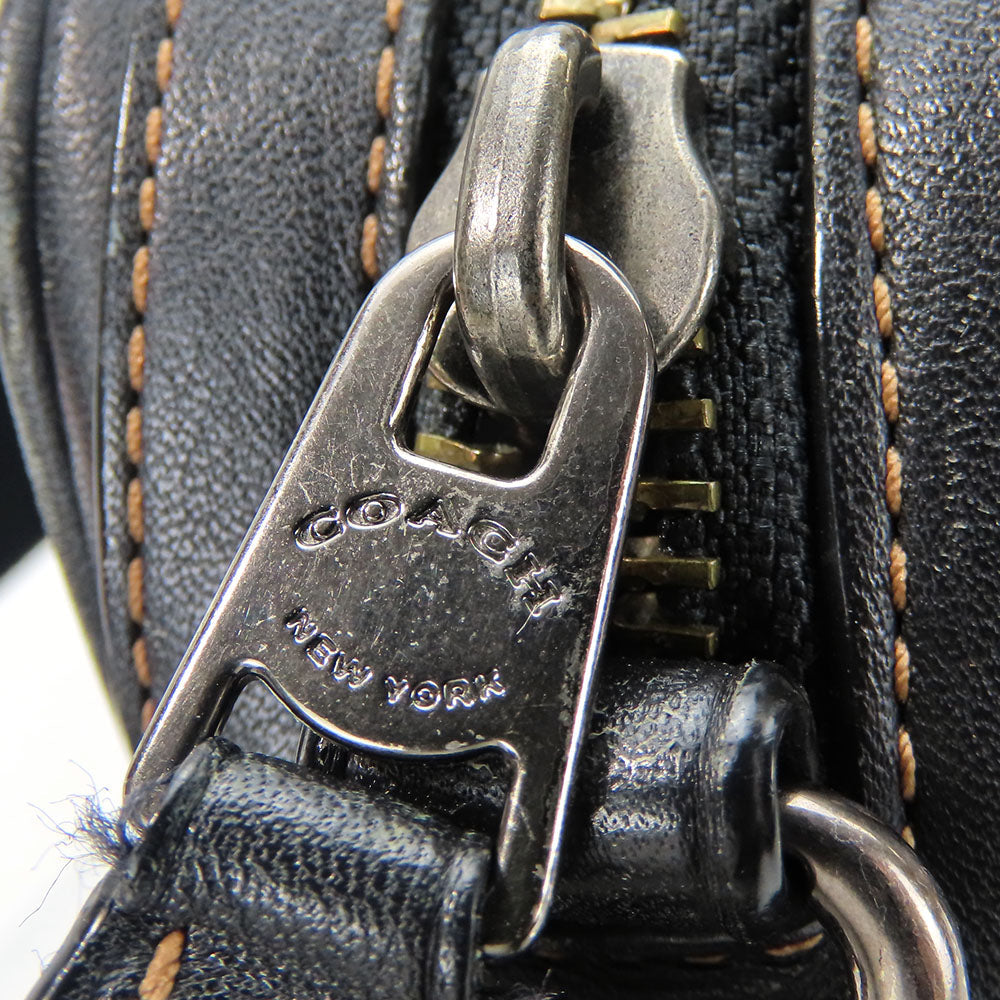 COACH Shoulder Bag F39946 leather black Graham unisex(Unisex) Used Authentic