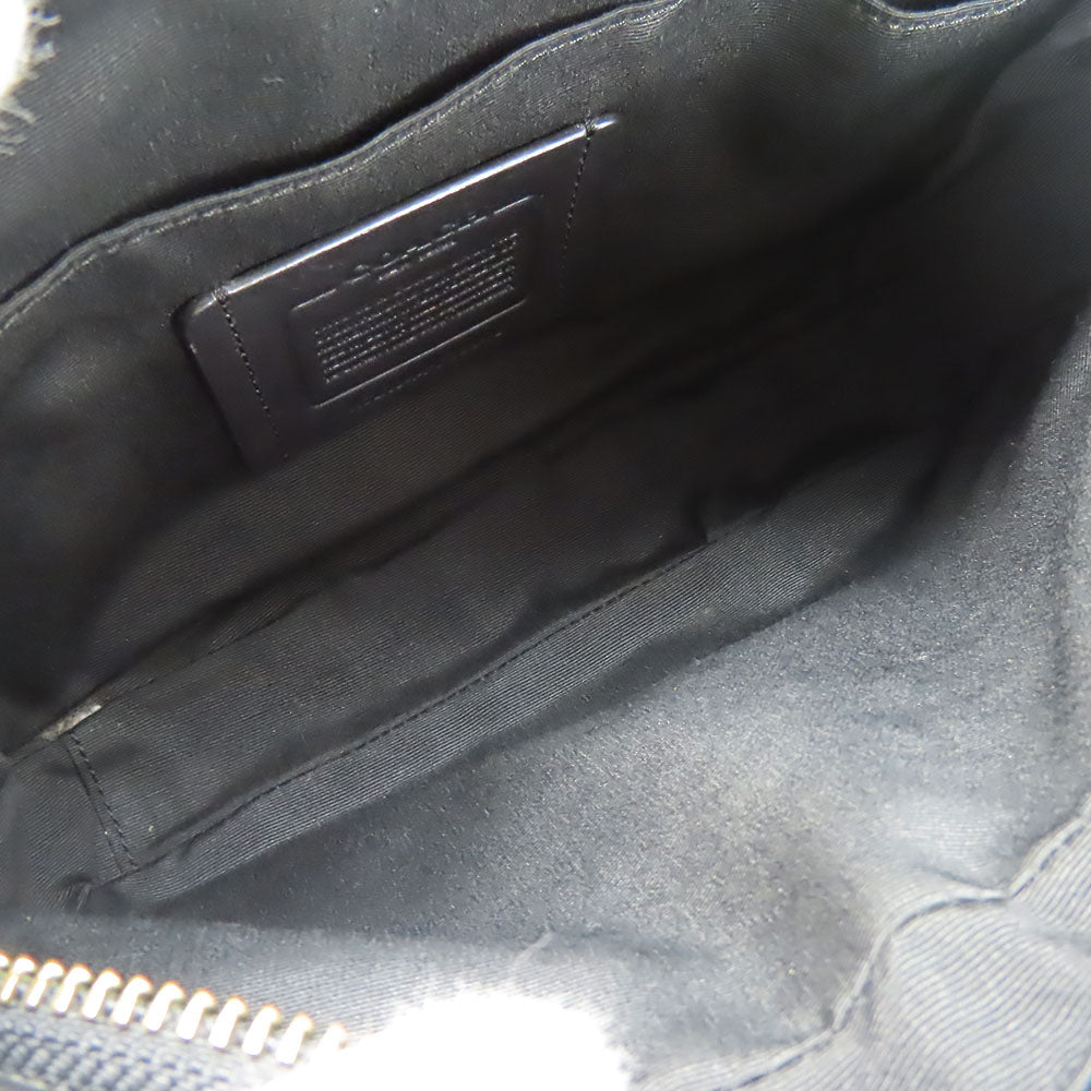 COACH Shoulder Bag F39946 leather black Graham unisex(Unisex) Used Authentic