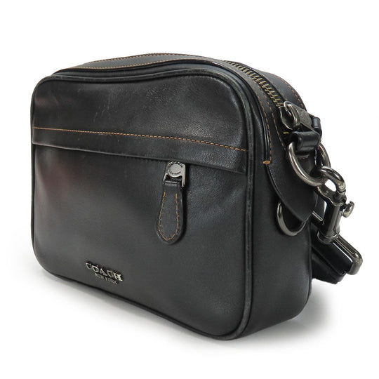 COACH Shoulder Bag F39946 leather black Graham unisex(Unisex) Used Authentic