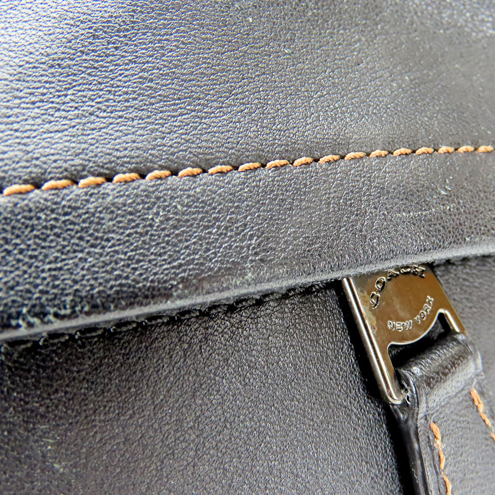 COACH Shoulder Bag F39946 leather black Graham unisex(Unisex) Used Authentic