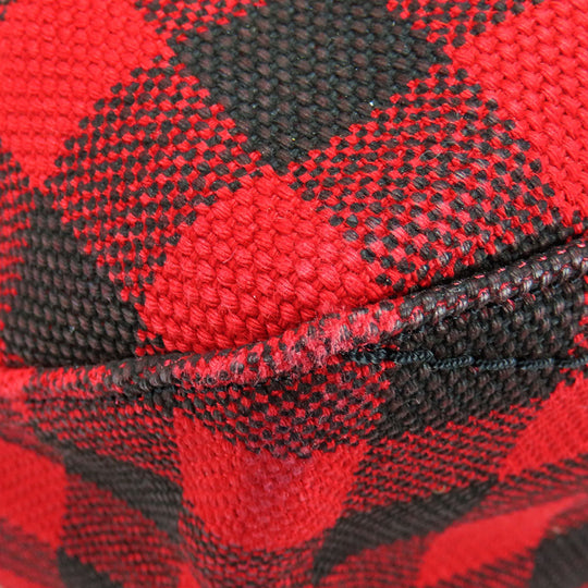 COACH Tote Bag F39848 Canvas, Leather Red Women Used Authentic