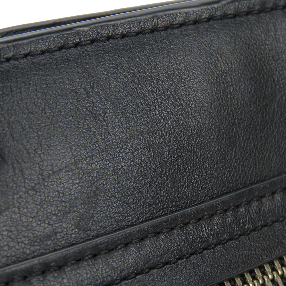 COACH Shoulder Bag F72045 Leather, Nylon black mens Used Authentic