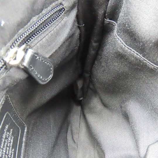 COACH Shoulder Bag F72045 Leather, Nylon black mens Used Authentic