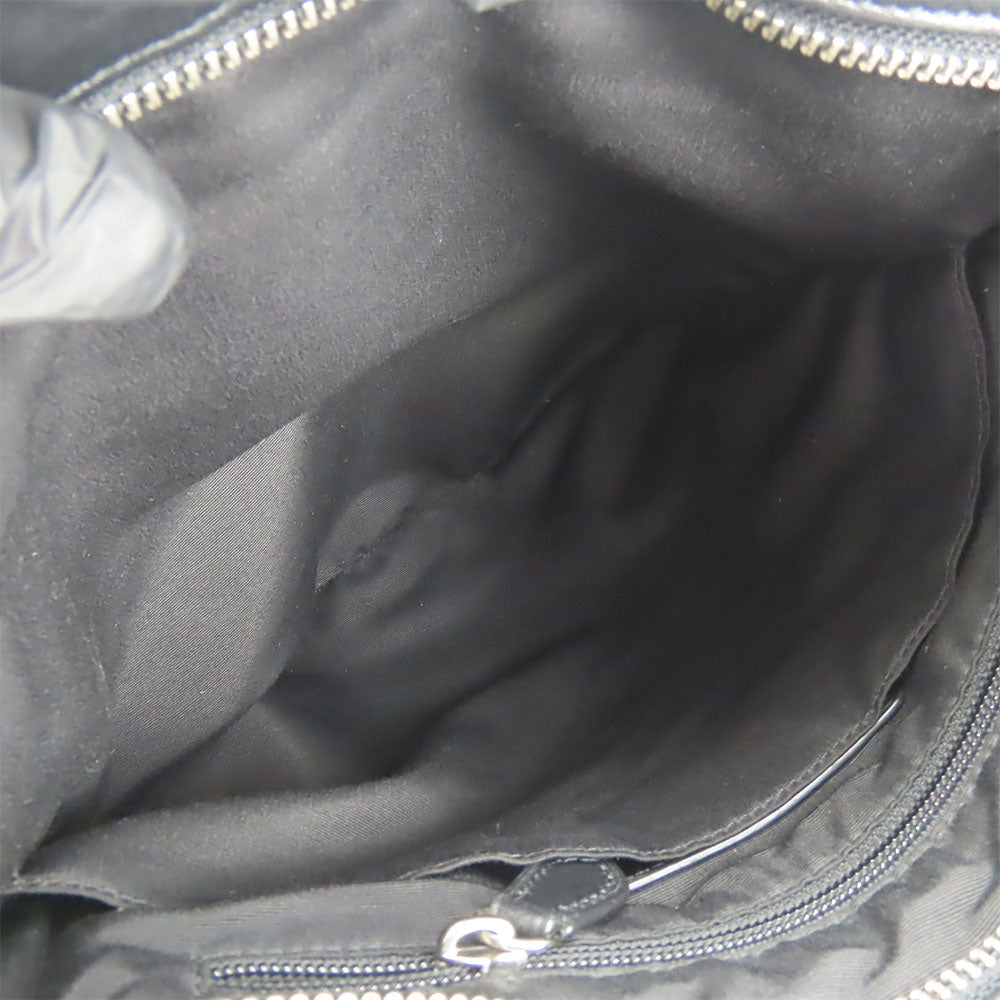 COACH Shoulder Bag F72045 Leather, Nylon black mens Used Authentic