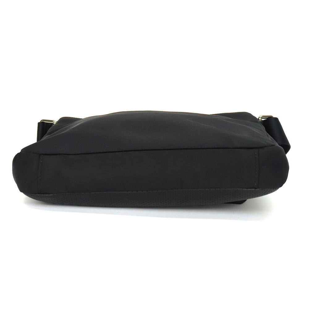 COACH Shoulder Bag F72045 Leather, Nylon black mens Used Authentic