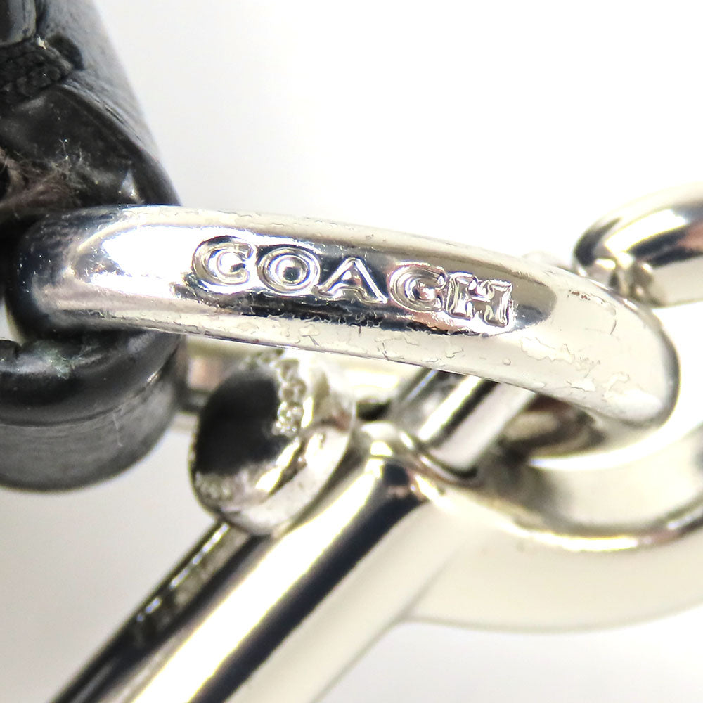 COACH Shoulder Bag 5483 Canvas, Leather gray Women Used Authentic