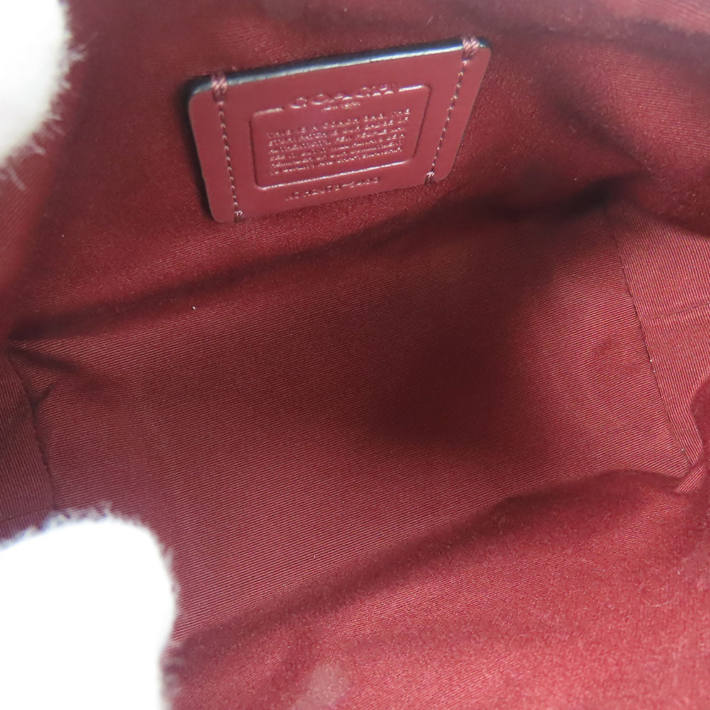 COACH Shoulder Bag 5483 Canvas, Leather gray Women Used Authentic