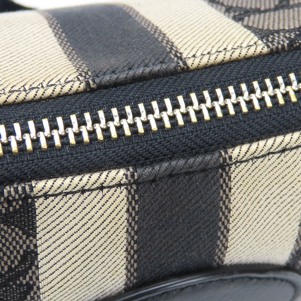 COACH Shoulder Bag 5483 Canvas, Leather gray Women Used Authentic