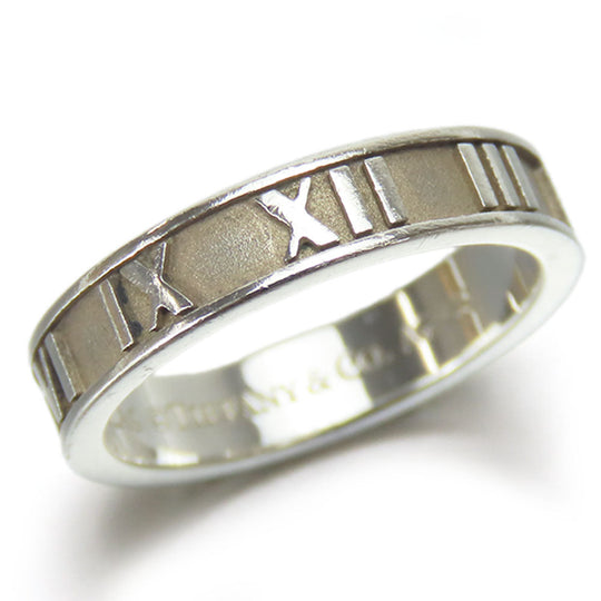 TIFFANY&Co. Ring Silver925 Silver Atlas Women Used Authentic