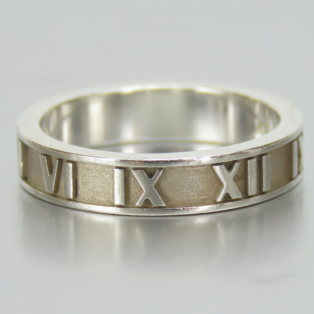 TIFFANY&Co. Ring Silver925 Silver Atlas Women Used Authentic