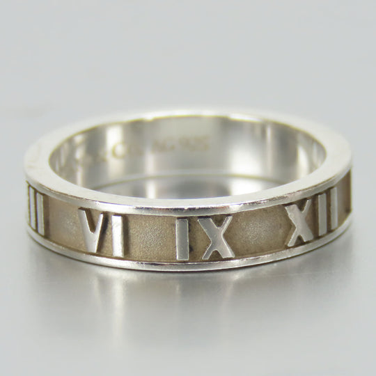 TIFFANY&Co. Ring Silver925 Silver Atlas Women Used Authentic