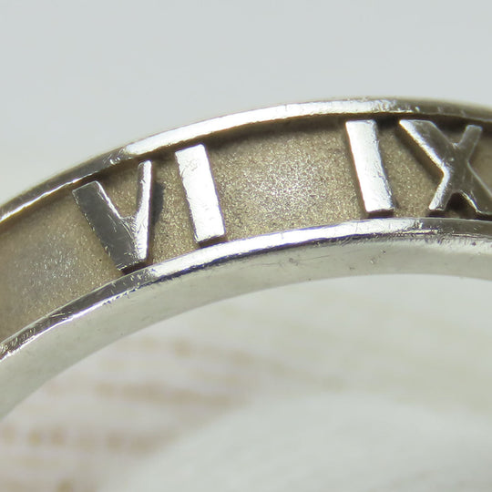 TIFFANY&Co. Ring Silver925 Silver Atlas Women Used Authentic
