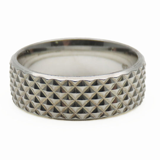 TIFFANY&Co. Ring Silver925 Silver Diamond Point mens Used Authentic
