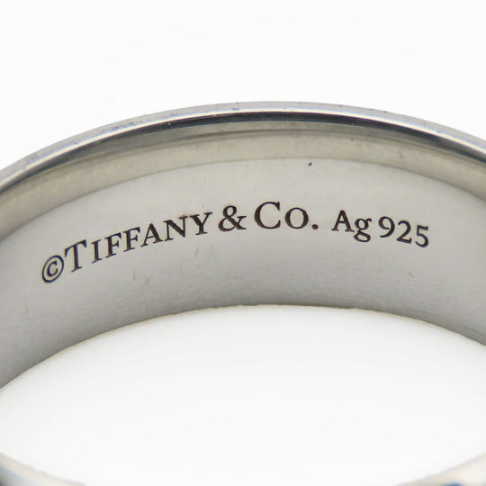 TIFFANY&Co. Ring Silver925 Silver Diamond Point mens Used Authentic