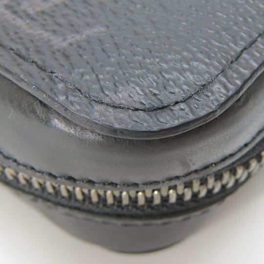LOUIS VUITTON Long Wallet Purse M61698 Monogram Eclipse black Zippy XL mens Used Authentic
