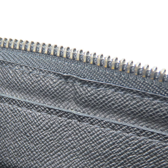 LOUIS VUITTON Long Wallet Purse M61698 Monogram Eclipse black Zippy XL mens Used Authentic