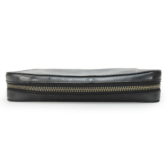 LOUIS VUITTON Long Wallet Purse M61698 Monogram Eclipse black Zippy XL mens Used Authentic