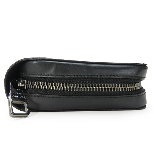 LOUIS VUITTON Long Wallet Purse M61698 Monogram Eclipse black Zippy XL mens Used Authentic