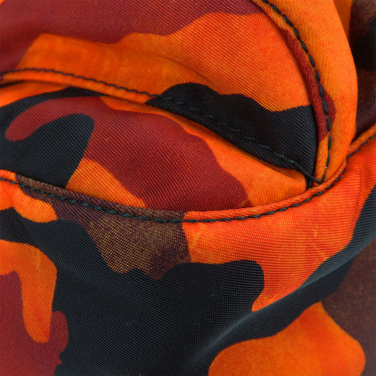 PRADA Shoulder Bag Nylon Orange camouflage unisex(Unisex) Used Authentic