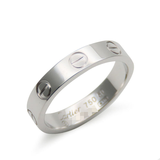 CARTIER Ring B40496 K18 white gold White gold Mini love ring