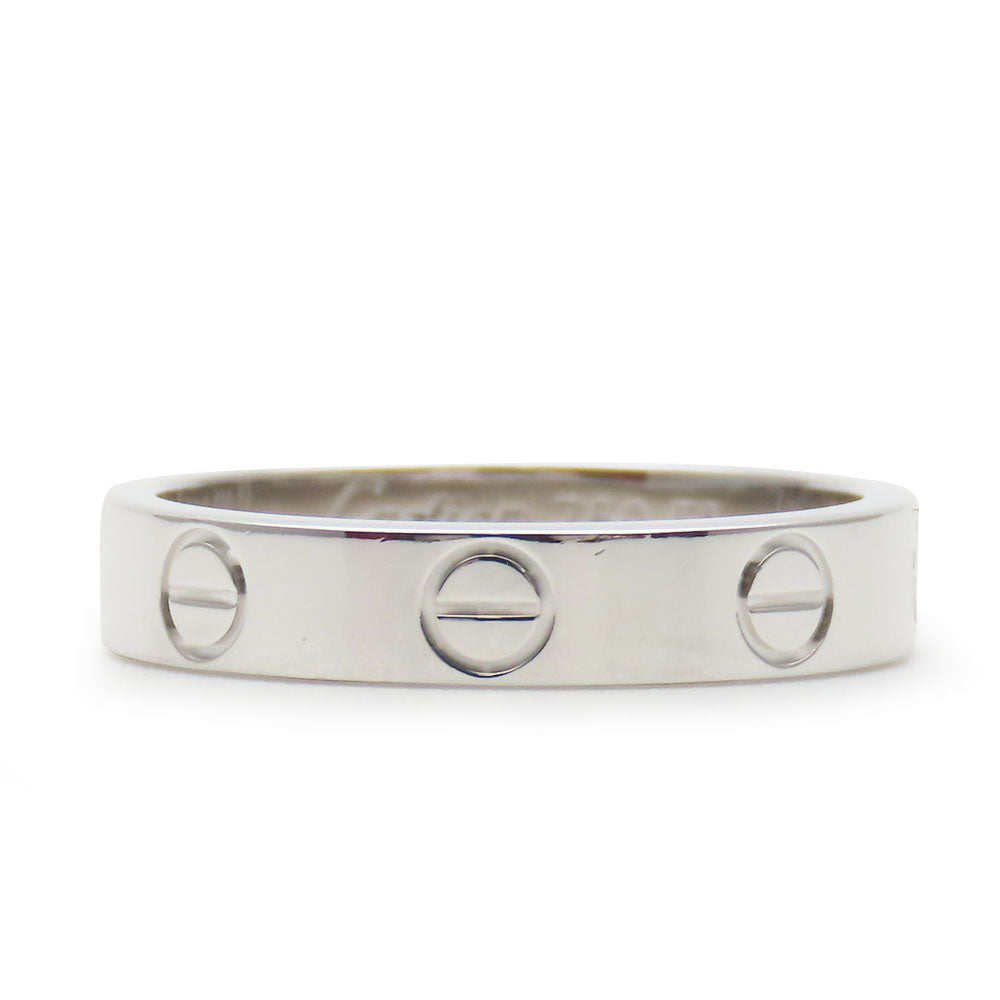 CARTIER Ring B40496 K18 white gold White gold Mini love ring