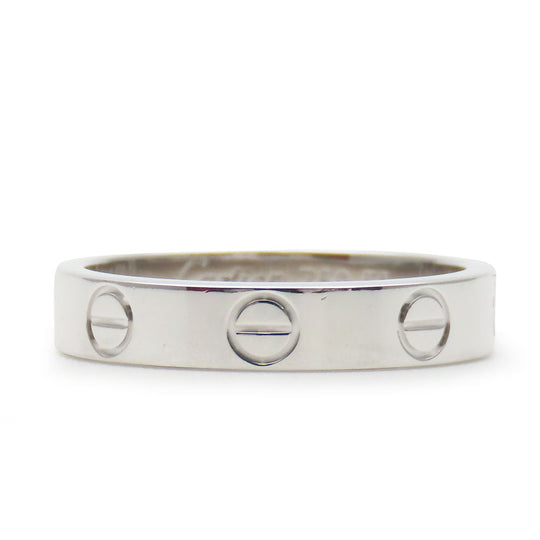 CARTIER Ring B40496 K18 white gold White gold Mini love ring