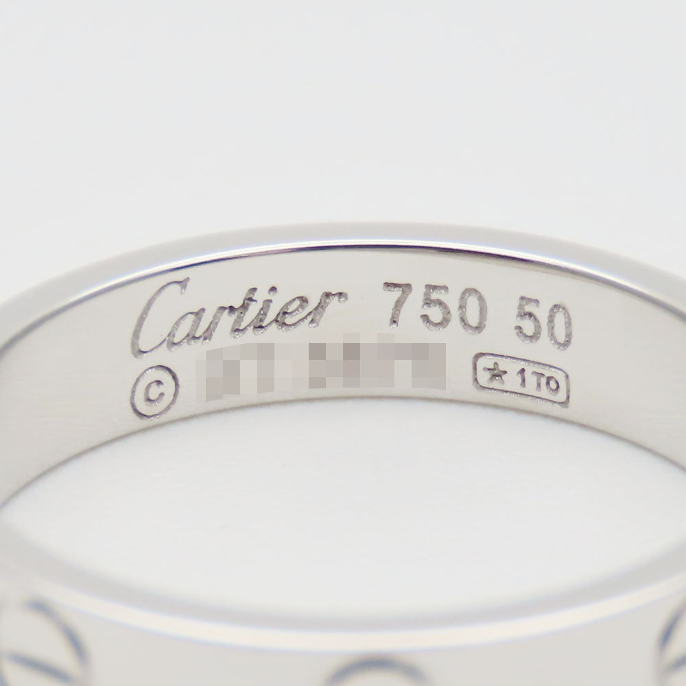 CARTIER Ring B40496 K18 white gold White gold Mini love ring