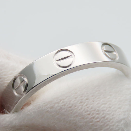 CARTIER Ring B40496 K18 white gold White gold Mini love ring
